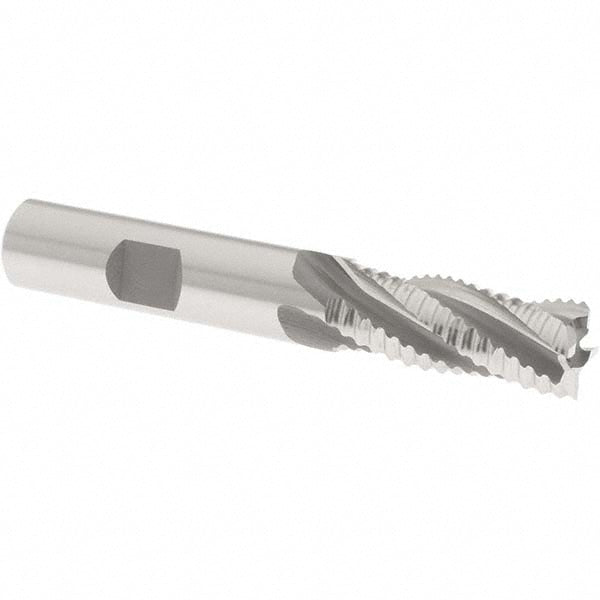 OSG 4900100 Square End Mill 1/2'' Dia, 1-1/4'' LOC, 1/2'' Shank Dia, 3-1/4'' OAL, 4 Flutes, Cobalt