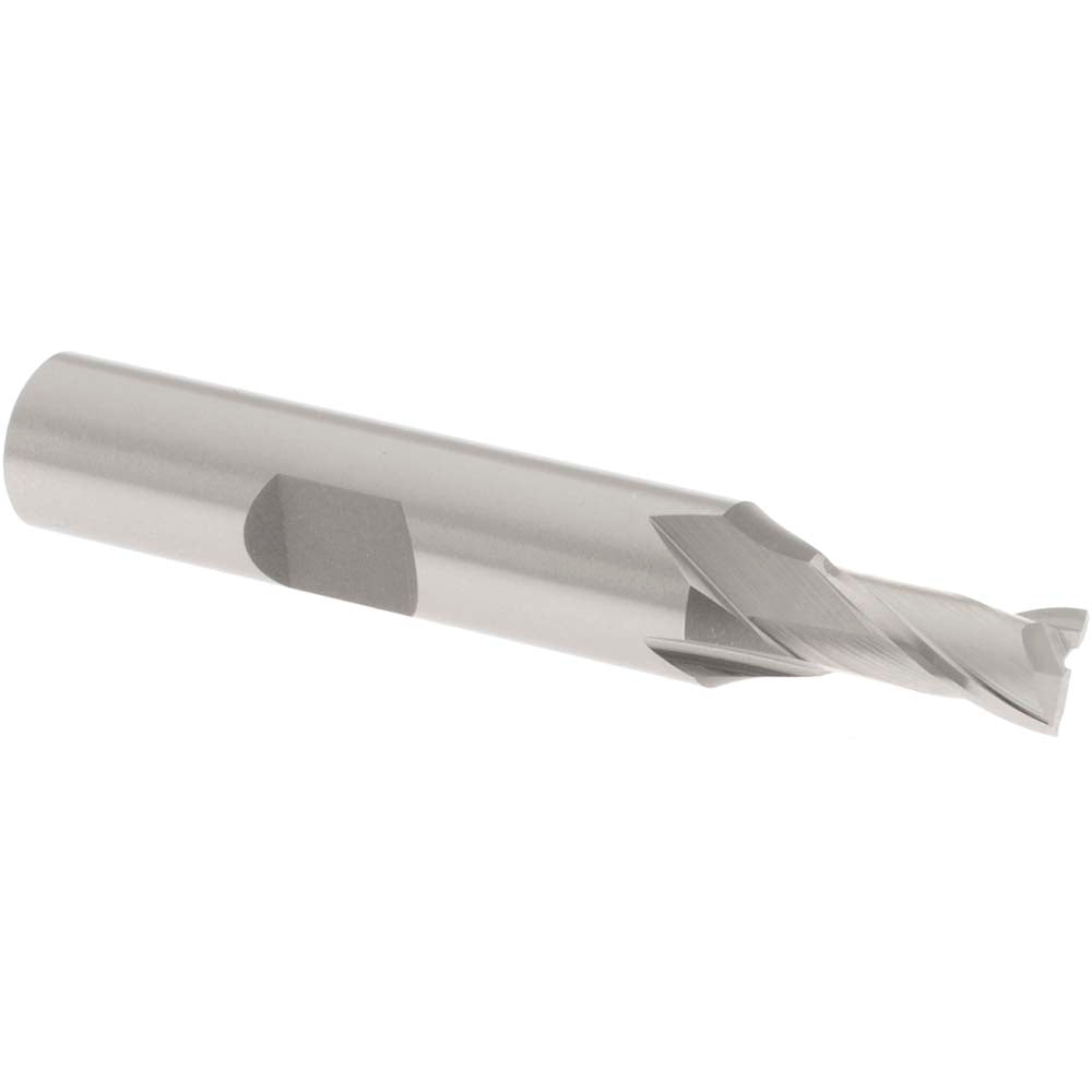 OSG 5200300 Square End Mill 1/4'' Dia, 1/2'' LOC, 3/8'' Shank Dia, 2-5/16'' OAL, 2 Flutes, Cobalt