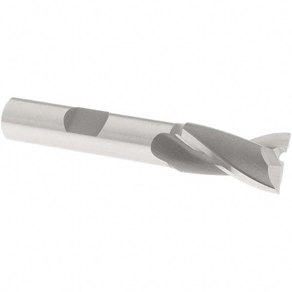OSG 5200700 Square End Mill 1/2'' Dia, 13/16'' LOC, 3/8'' Shank Dia, 2-1/2'' OAL, 2 Flutes, Cobalt