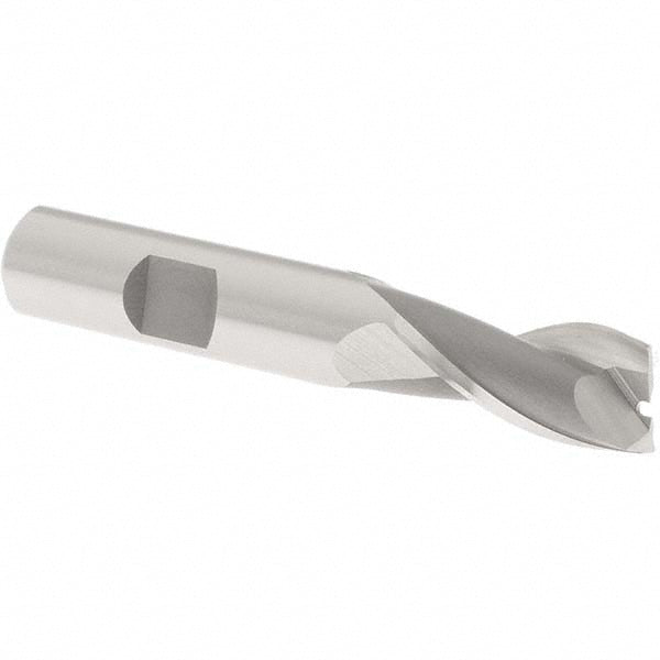 OSG 5201100 Square End Mill 1/2'' Dia, 1'' LOC, 1/2'' Shank Dia, 3'' OAL, 2 Flutes, Cobalt
