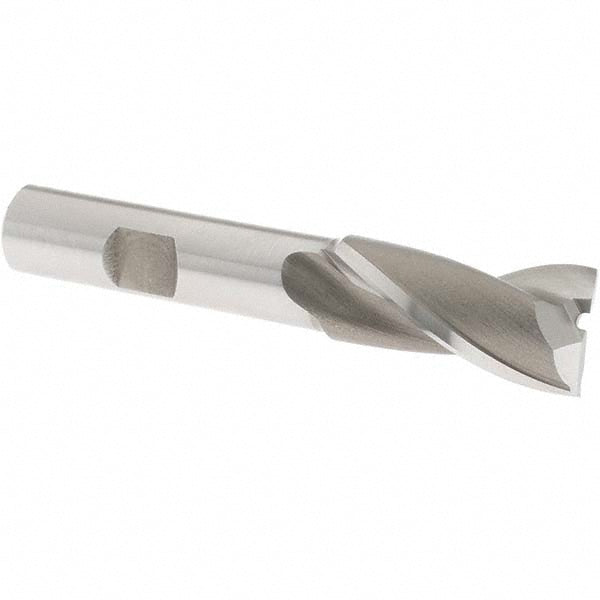 OSG 5201800 Square End Mill 21/32'' Dia, 1-5/16'' LOC, 1/2'' Shank Dia, 3-5/16'' OAL, 2 Flutes, Cobalt