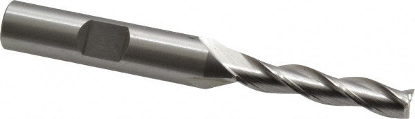 OSG 5360300 Square End Mill 1/4'' Dia, 1-1/4'' LOC, 3/8'' Shank Dia, 3-1/16'' OAL, 3 Flutes, Cobalt