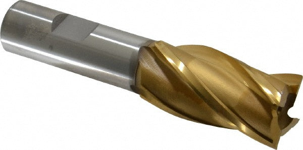 OSG 5403305 Square End Mill 1'' Dia, 1-7/8'' LOC, 3/4'' Shank Dia, 4-1/8'' OAL, 4 Flutes, Cobalt