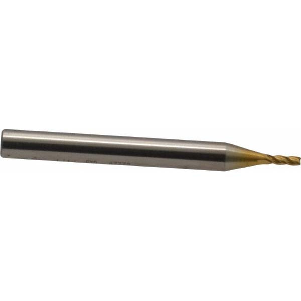 OSG 6777205 Square End Mill 1/16" Dia, 3/16" LOC, 4 Flute, Powdered Metal