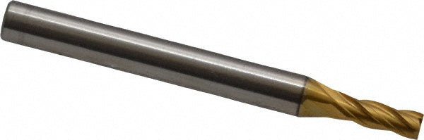OSG 6777605 Square End Mill 1/8" Dia, 3/8" LOC, 4 Flute, Powdered Metal