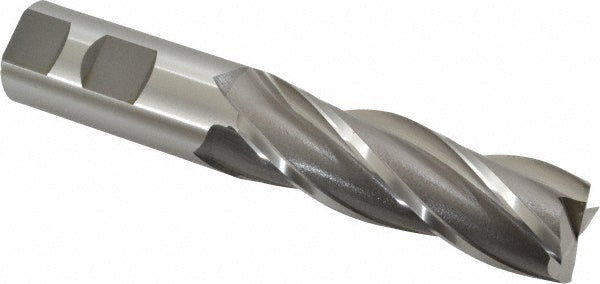 OSG 5485100 Square End Mill 1'' Dia, 3'' LOC, 1'' Shank Dia, 5-1/2'' OAL, 4 Flutes, Cobalt