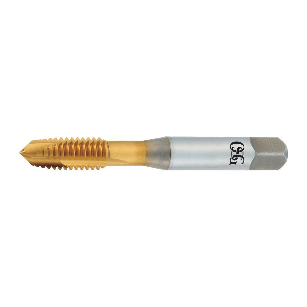 OSG 1741405 Spiral Point Tap 1/2-13 UNC, 3 Flutes, Plug, 3B Class of Fit, Vanadium High Speed Steel, TiN Coated