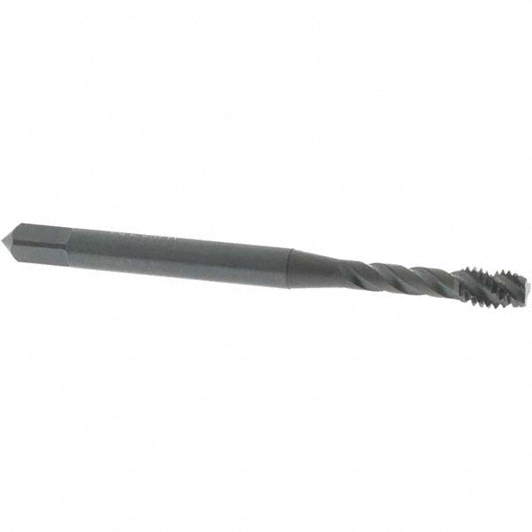 OSG 1755401 Spiral Flute Tap M4x0.70 Metric Coarse, 3 Flutes, Modified Bottoming, 6H Class of Fit, Vanadium High Speed Steel, Oxide Coated