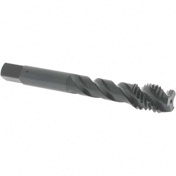 OSG 1756901 Spiral Flute Tap M12x1.75 Metric Coarse, 3 Flutes, Modified Bottoming, 6H Class of Fit, Vanadium High Speed Steel, Oxide Coated