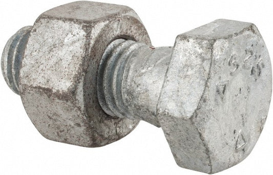 Value Collection HCI30620175NG-010BX Hex Head Bolt 5/8-11, 1-3/4" Length Under Head, Steel, Grade A325