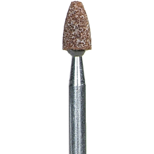 Norton 61463624415 Mounted Point 5/16" Thick, 1/8" Shank Dia, B45, 60 Grit, Medium