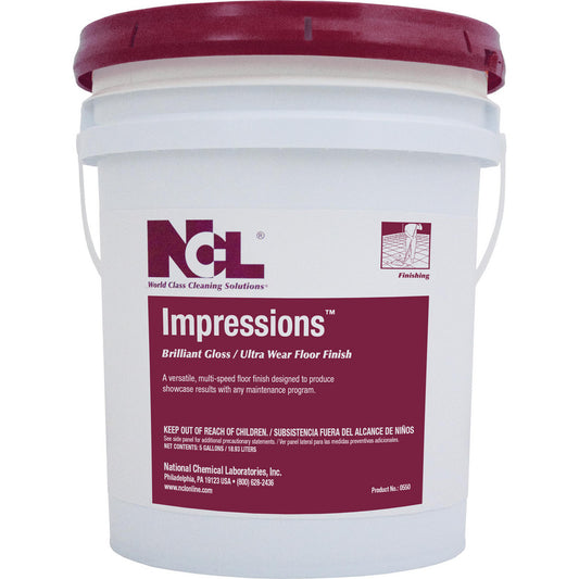 National Chemical Laboratories 0550-21 Floor Cleaners, Strippers & Sealers Product Type Liquid  Container Type Pail  Container Size (Gal.) 5.00  Material Application Floors  Composition Water Based  Solution Type Water-Based