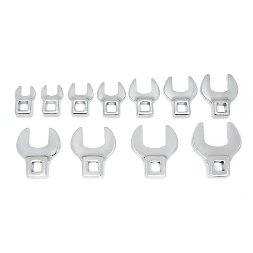 GEARWRENCH 81908 11 Piece Open End Crowfoot Wrench Set