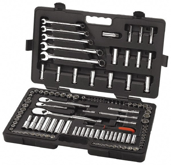 GEARWRENCH 83001D Deep Standard Socket Set 118 Pc, 1/2"1/4"3/8" Drive, 3/16 to 13/16" Socket
