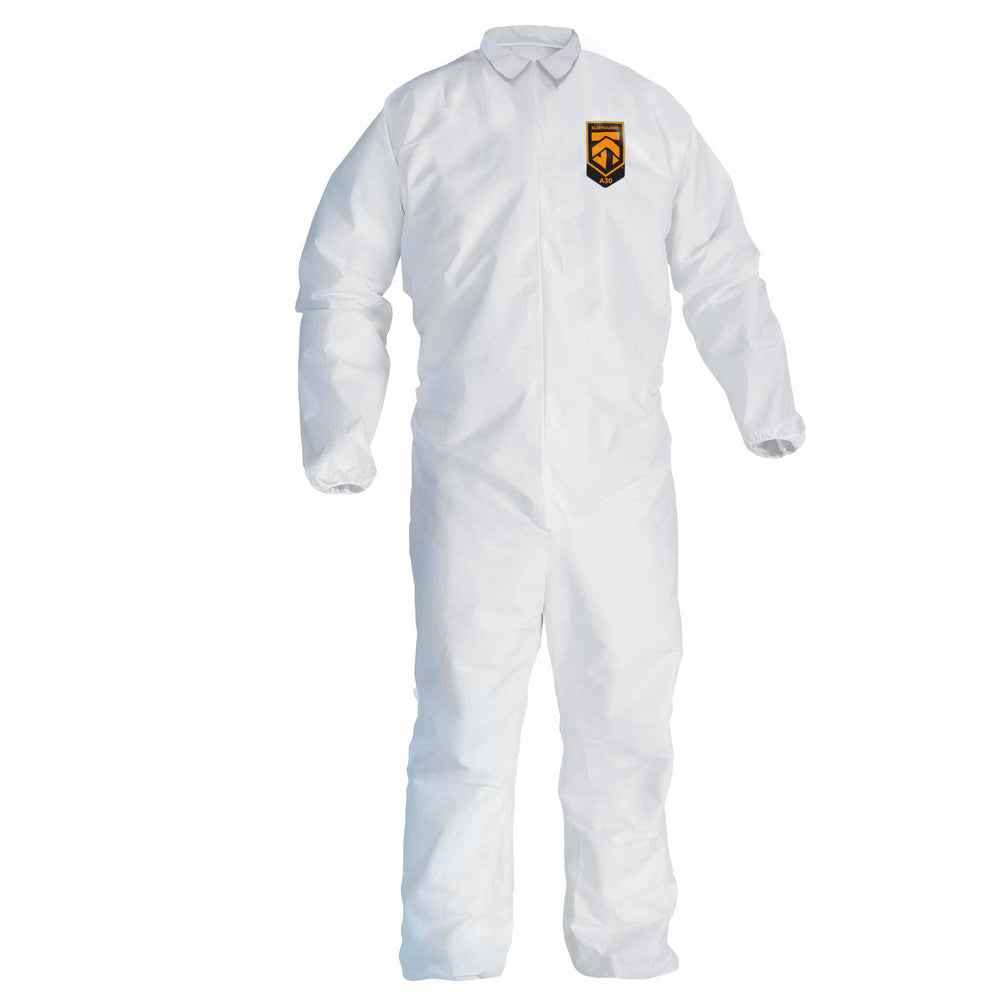 KleenGuard 46102 Disposable Coveralls Size Medium, SMS, Zipper Closure