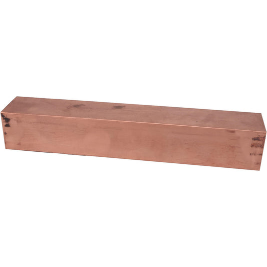 Value Collection SQR-2-12 2 Inch Square x 12 Inch Long, Copper Square Bar