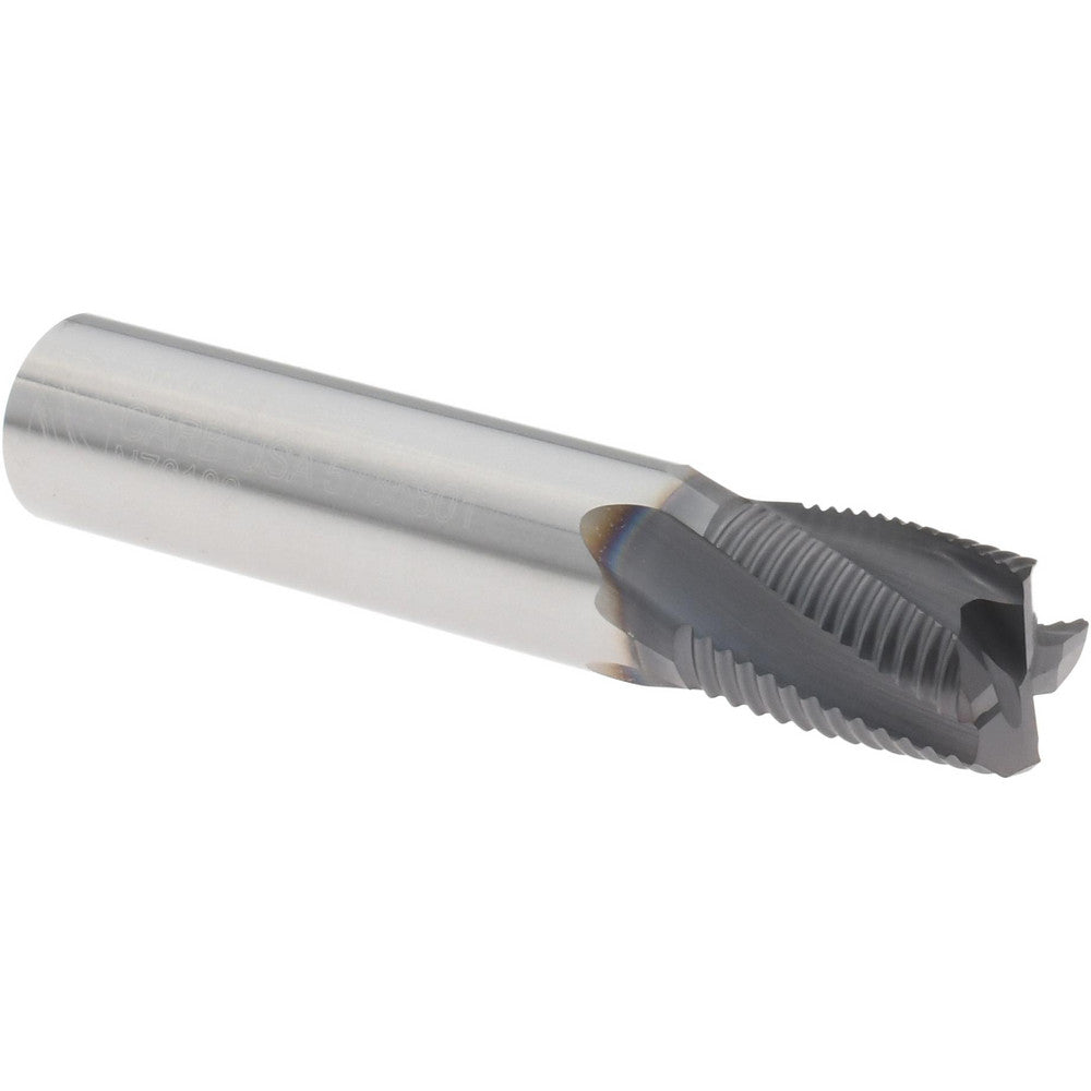 Seco 17004666 Roughing End Mill 3/8" Dia, 4 Flute, Fine Pitch, Single End, Solid Carbide