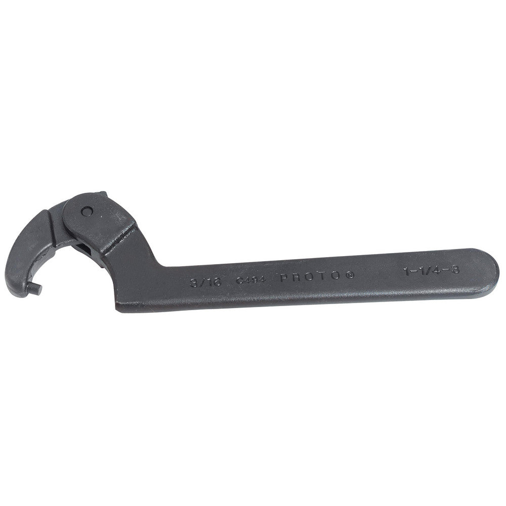 Proto JC495B Spanner Wrenches & Sets Wrench Type Pin Spanner Wrench  Maximum Jaw Capacity 3in  Maximum Capacity (Inch) 3  Overall Length (Inch) 8-1/4  Hook Thickness 0.40626  Pin Length (Decimal Inch) 0.2500