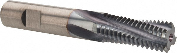 Emuge GFR35106.5016 Helical Flute Thread Mill 3/4-10, Internal, 4 Flute, 5/8" Shank Dia, Solid Carbide