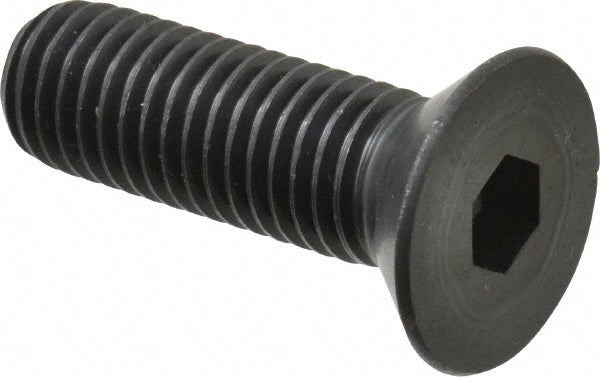 Holo-Krome 60148 Flat Socket Cap Screw 5/8-11 x 2", Alloy Steel, Black Oxide Finish