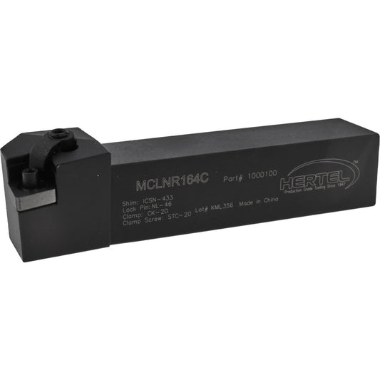Hertel 1000100 RH MCLN Negative Rake Indexable Turning Toolholder
