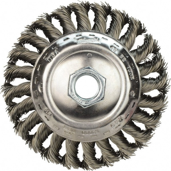 Milwaukee Tool 48-52-5010 Wheel Brush 4" Wheel Dia, Stringer Bead