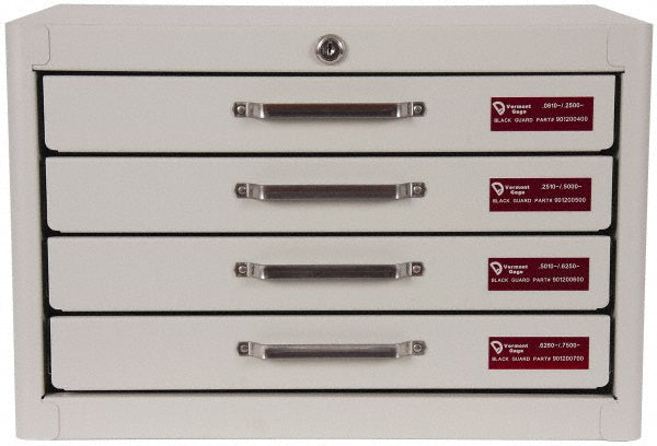 Vermont Gage 901201600 Class ZZ Plug Gage Set 0.061 to 0.75" Range, 690 Pc