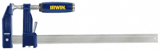 Irwin 223118 Bar Clamp 18" Capacity, 3-1/8" Throat Depth, 1,000 lb Clamp Pressure, 18" OAL