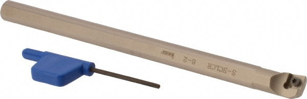Iscar 3602068 Indexable Boring Bar S-SCLCR, 0.4490" Min Bore, Right Hand