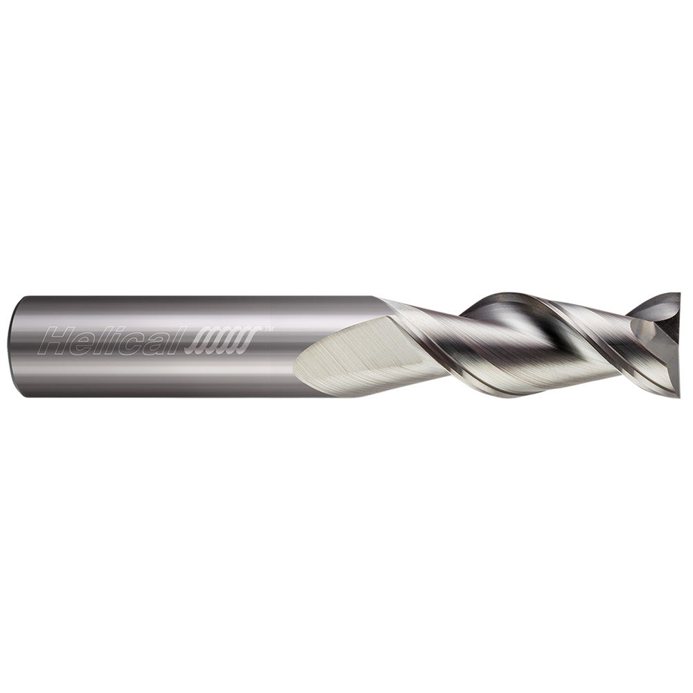 Helical Solutions 00165 Square End Mill 1/4" Dia, 3/4" LOC, 2 Flute, Solid Carbide