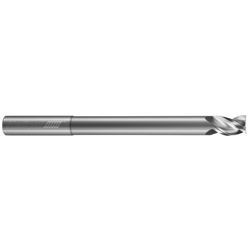 Helical Solutions 46245 Square End Mill 3/8" Dia, 1/2" LOC, 3 Flute, Solid Carbide