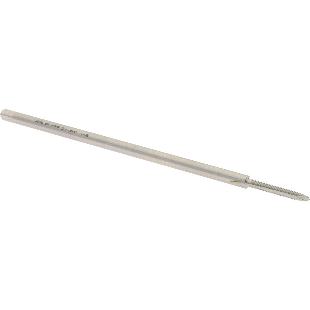 Hertel R837659 Extension Tap 2-56, 2 Flutes, H2, Bright/Uncoated, High Speed Steel, Spiral Point