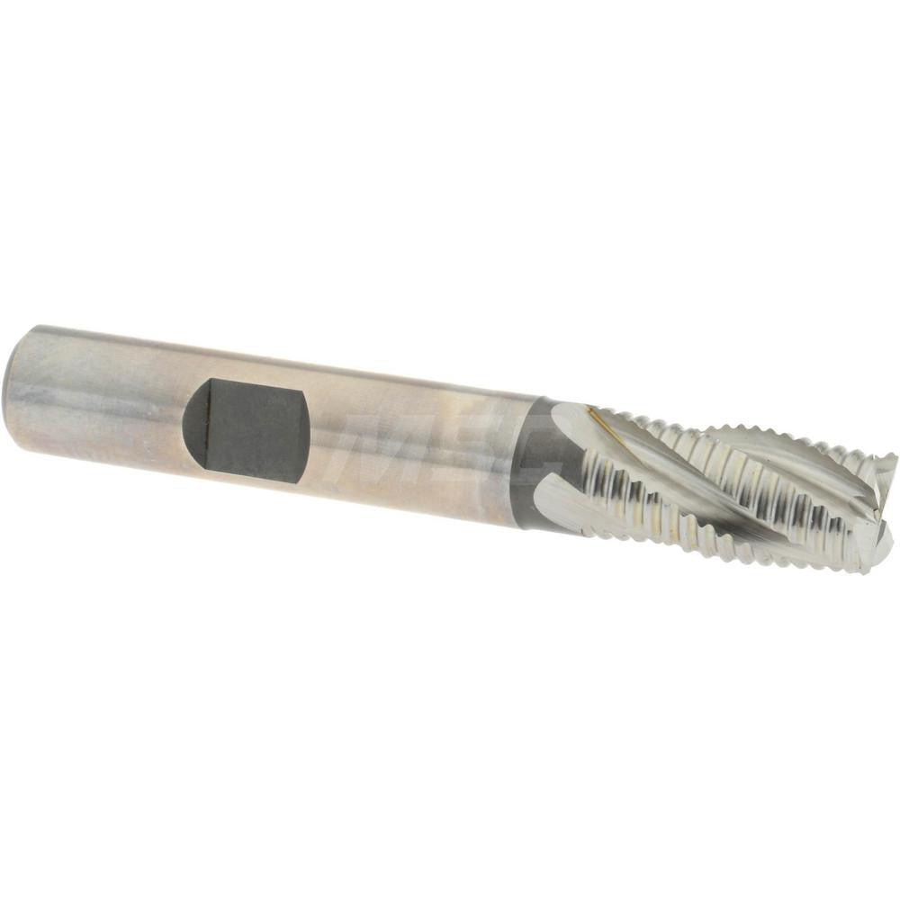 Accupro 33057 Corner Chamfer End Mill 0.375" Dia, 0.75" LOC, 4 Flute, Powdered Metal