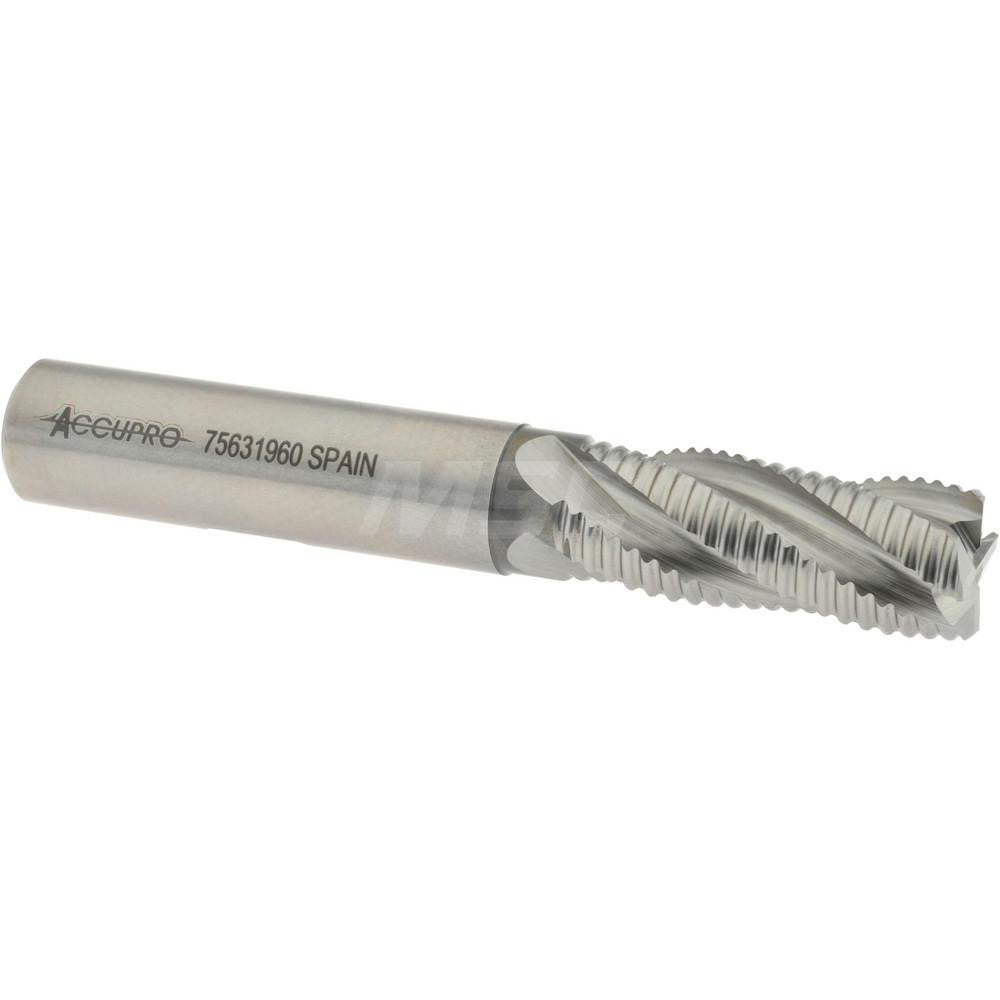 Accupro 33059 Corner Chamfer End Mill 0.5" Dia, 1.25" LOC, 4 Flute, Powdered Metal