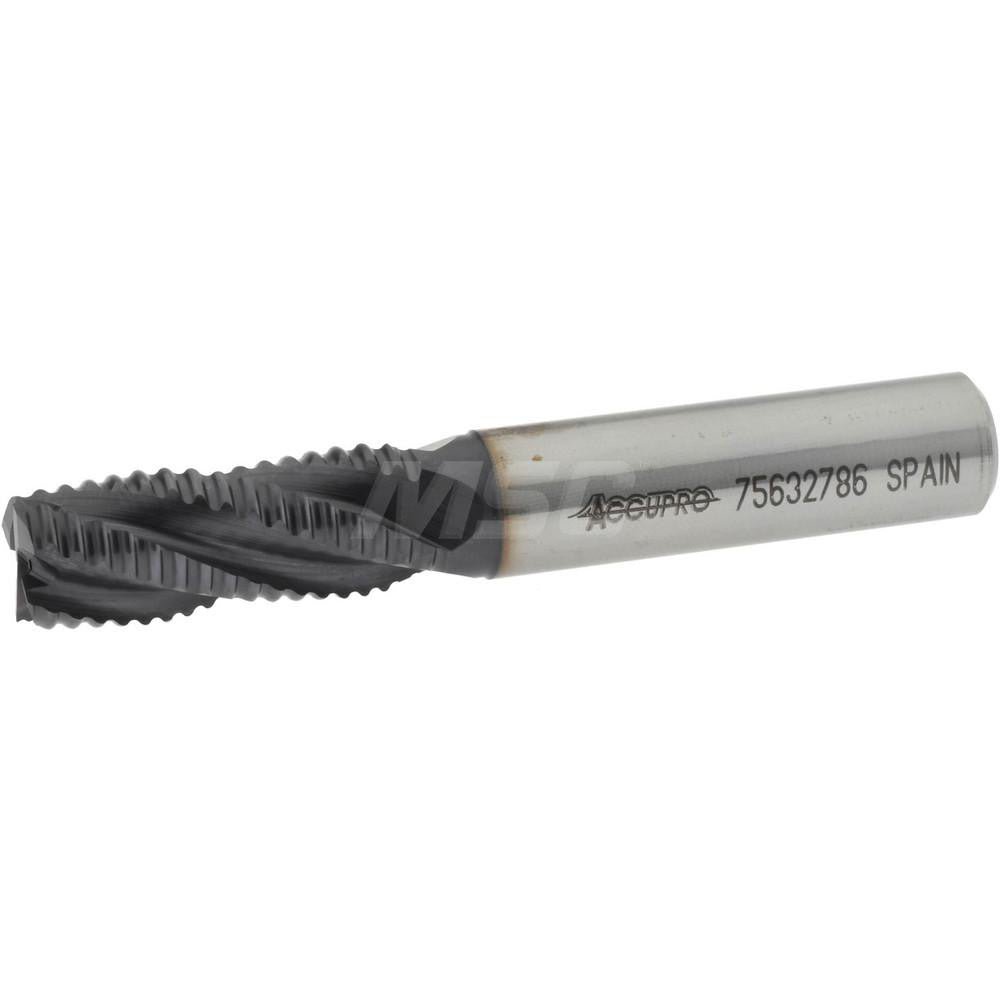 Accupro 35303 Corner Chamfer End Mill 0.5" Dia, 1.25" LOC, 4 Flute, Powdered Metal