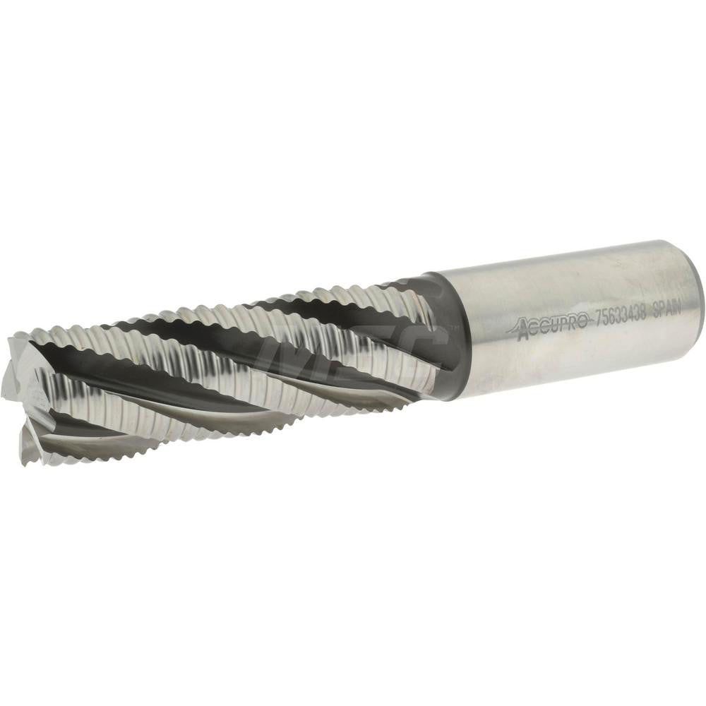 Accupro 35325 Corner Chamfer End Mill 1" Dia, 3" LOC, 5 Flute, Powdered Metal