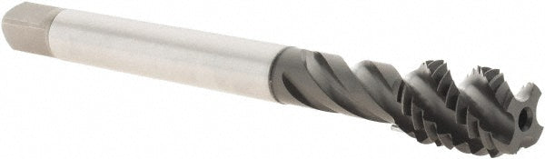Emuge CU94C400.5013 Spiral Flute Tap 1/2-13 UNC, 4 Flutes, Modified Bottoming, 2B Class of Fit, Cobalt, GLT-1 Coated