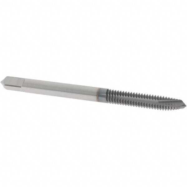 OSG 1105610808 Spiral Point Tap #8-32 UNC, 3 Flutes, Plug, 2B Class of Fit, Powdered Metal, TiCN Coated