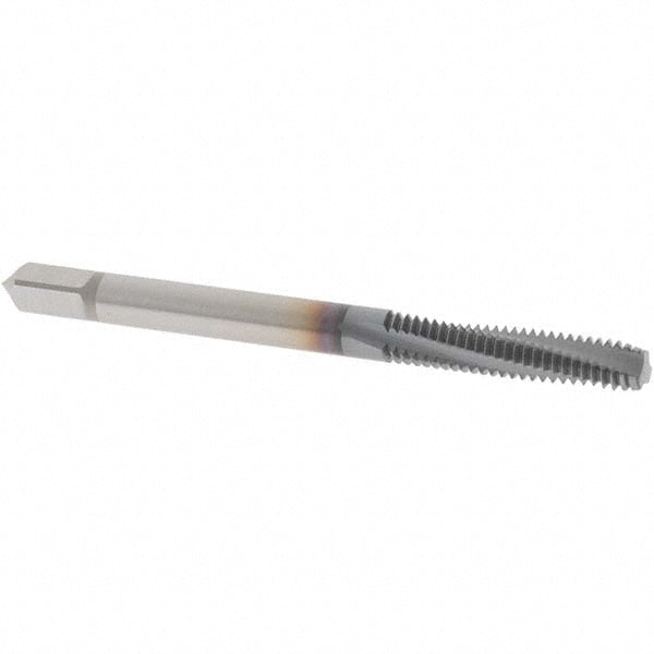 OSG 1305710708 Spiral Flute Tap #8-32 UNC, 3 Flutes, Modified Bottoming, 3B Class of Fit, Powdered Metal, TICN Coated