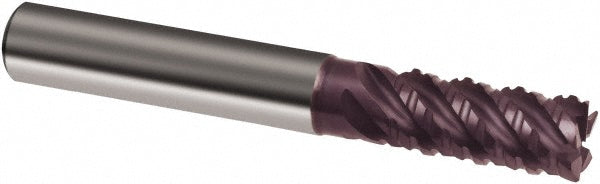 Guhring 9030980127000 Roughing End Mill 1/2" Dia, 5 Flute, Single End, Solid Carbide