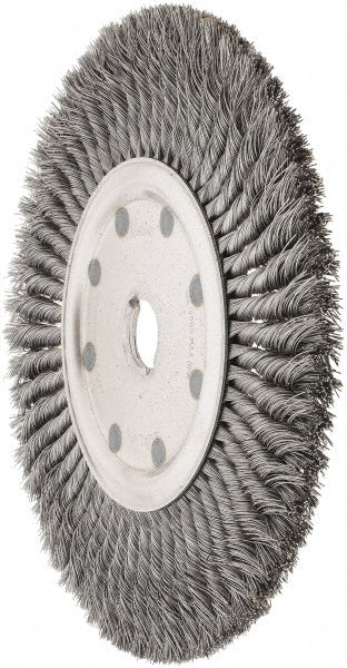 Weiler 09719 Wheel Brush 12" Wheel Dia, 5/8" Face Width, 0.0200" Wire Dia, Knotted