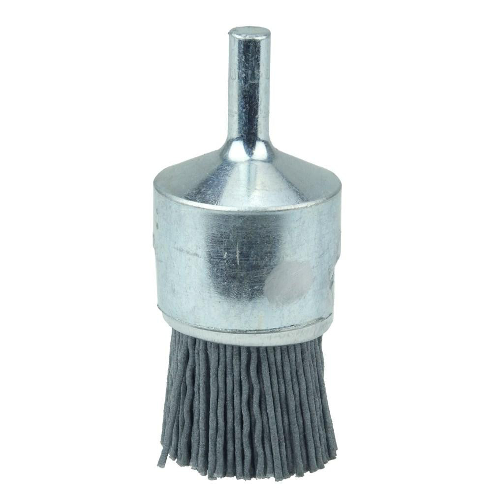 Weiler 10155 End Brushes 1" Dia, Nylon, Crimped Wire