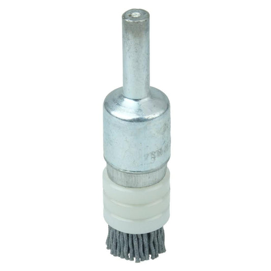 Weiler 11161 End Brush 1/2" Dia, Nylon, Crimped Wire