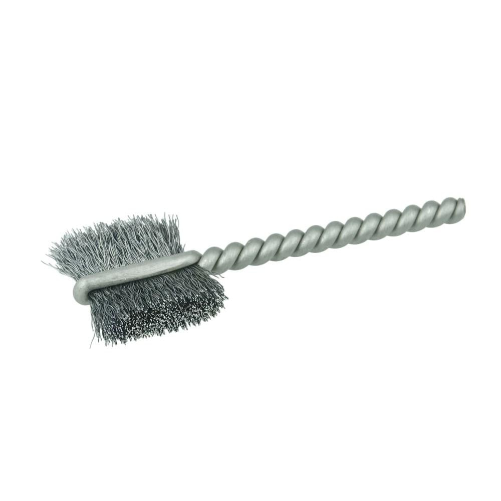 Weiler 21055 Power Tube Brush Flat, Stainless Steel