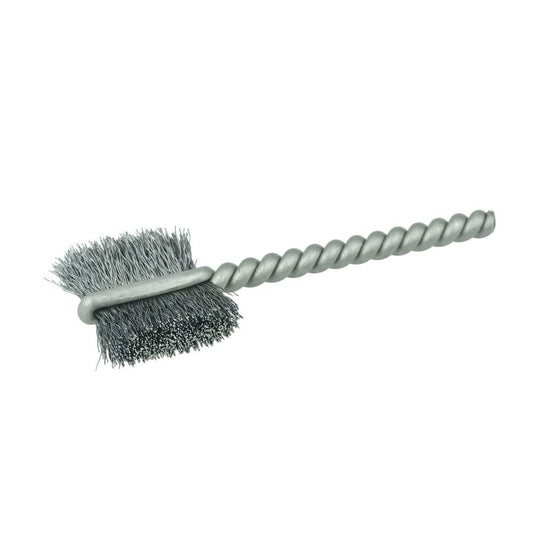 Weiler 21055 Power Tube Brush Flat, Stainless Steel