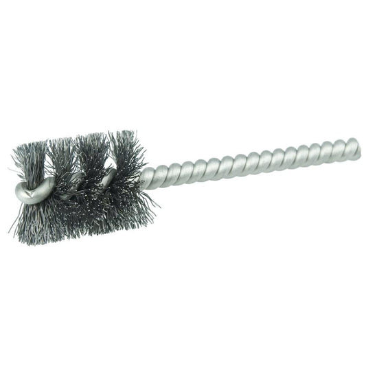 Weiler 21267 Power Tube Brush Helical, Steel