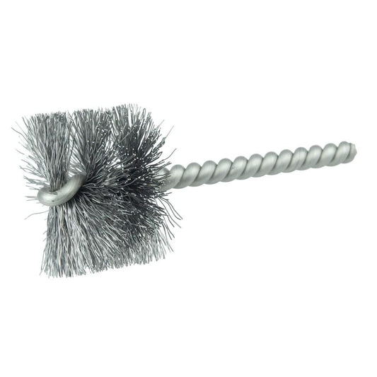 Weiler 21269 Power Tube Brush Helical, Steel