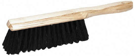 Weiler 25252 Counter & Dust Brushes Type Counter Duster Bristle Material Polystyrene Head Length (Inch) 8 Bristle Firmness Medium FSIS Approved No Brush Length 8 in Bristle Color Black Includes Dust Pan No Handle Material Wood Handle Length (Inch)