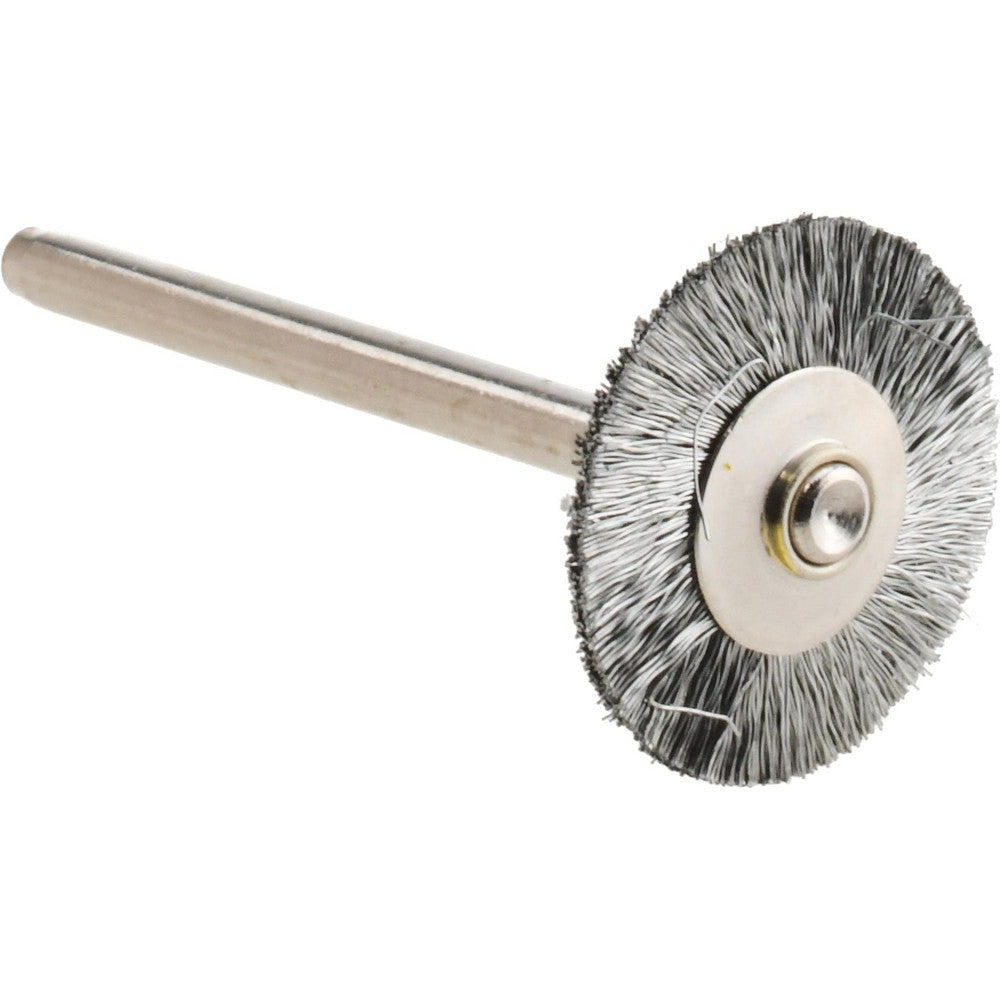 Weiler 98424 Wheel Brush 3/4" Wheel Dia, 0.0050" Wire Dia, Crimped