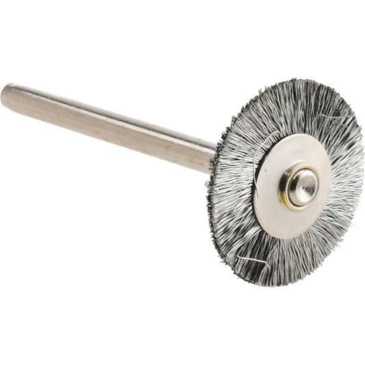 Weiler 98424 Wheel Brush 3/4" Wheel Dia, 0.0050" Wire Dia, Crimped